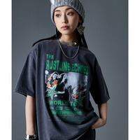 綿100%ヴィンテージプリントTシャツ 大きいサイズ GEVS.