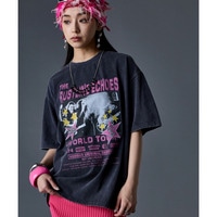 綿100％ヴィンテージプリントTシャツ　大きいサイズ　GEVS.
