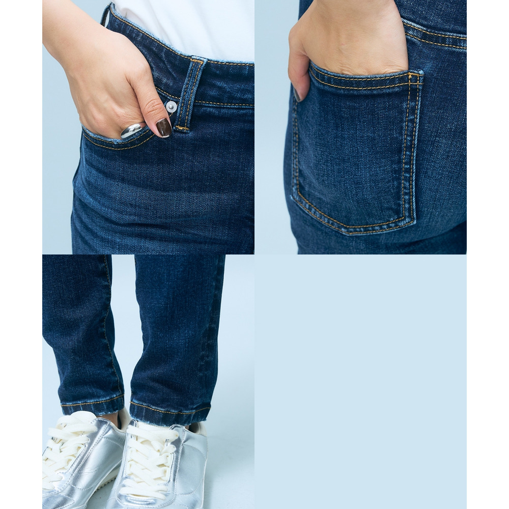 ペンシルデニムパンツ 大きいサイズ GEVS.13