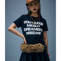ロゴプリントコンパクトTシャツ　大きいサイズ　GEVS.