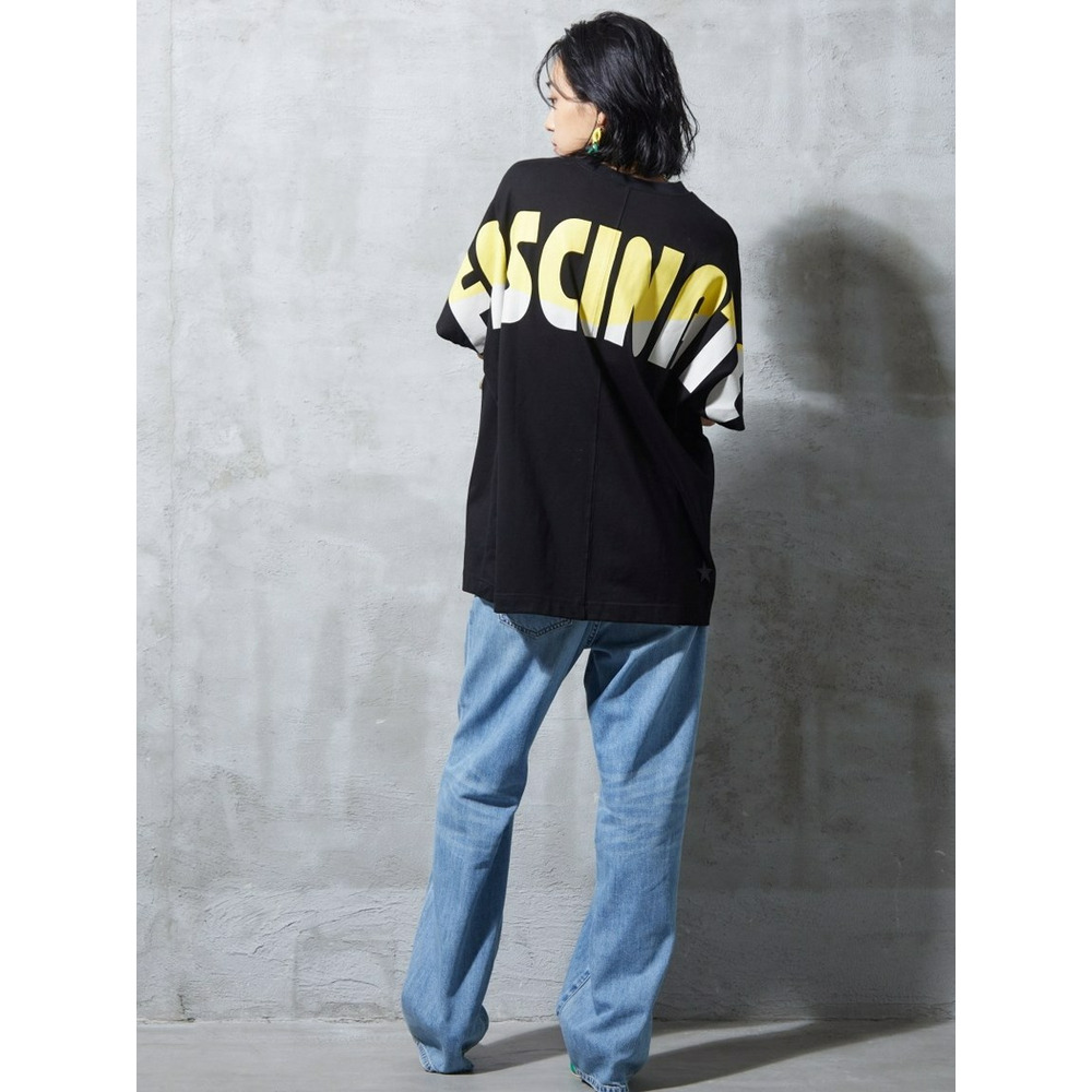 大きいサイズ バックロゴプリントドルマンスリーブTシャツ（GEVS.）27