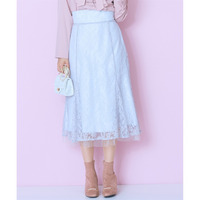 バック編み上げレースマーメイドスカート　大きいサイズ　marun