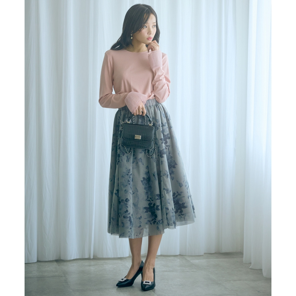 フラワーチュールスカート 大きいサイズ marun10