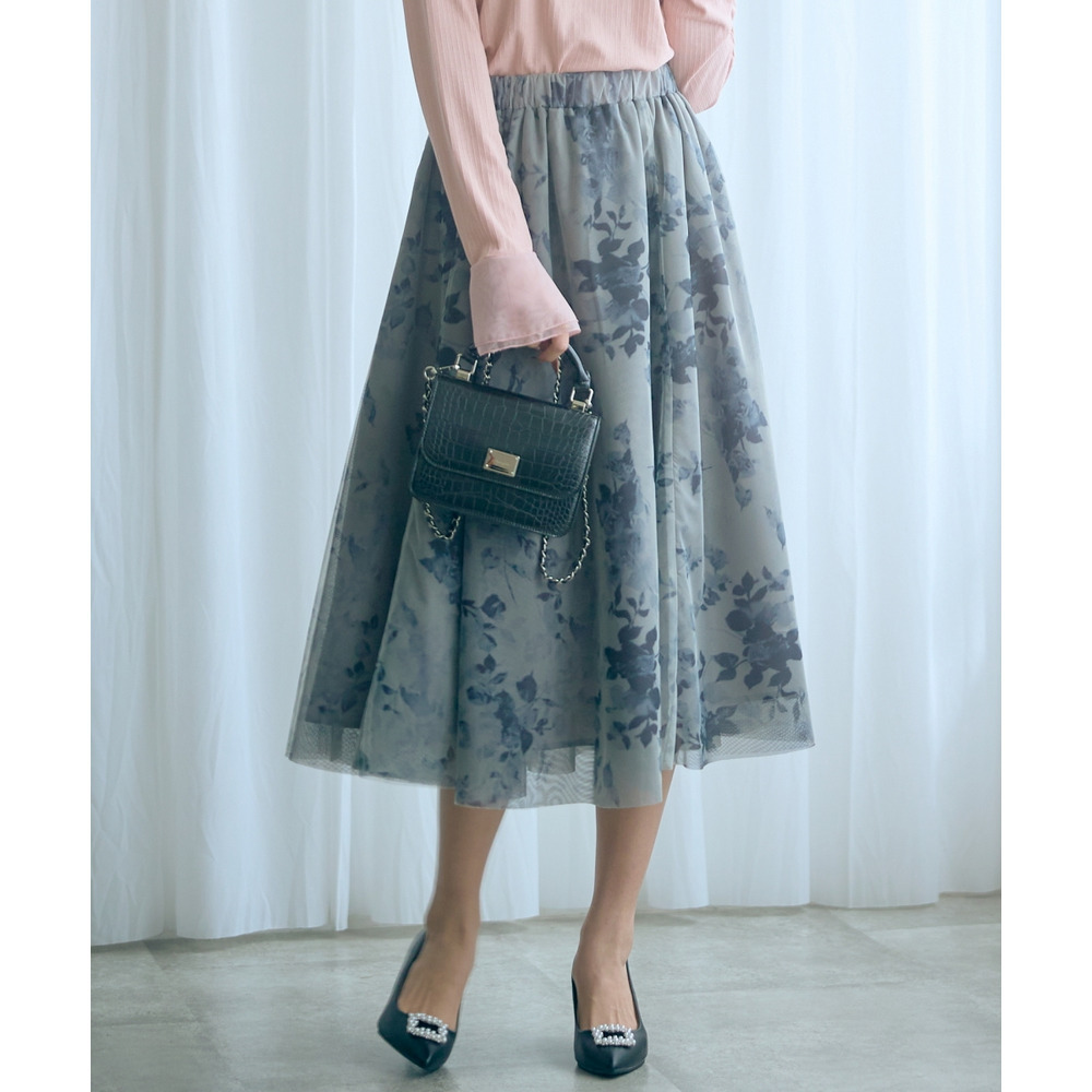 フラワーチュールスカート 大きいサイズ marun11