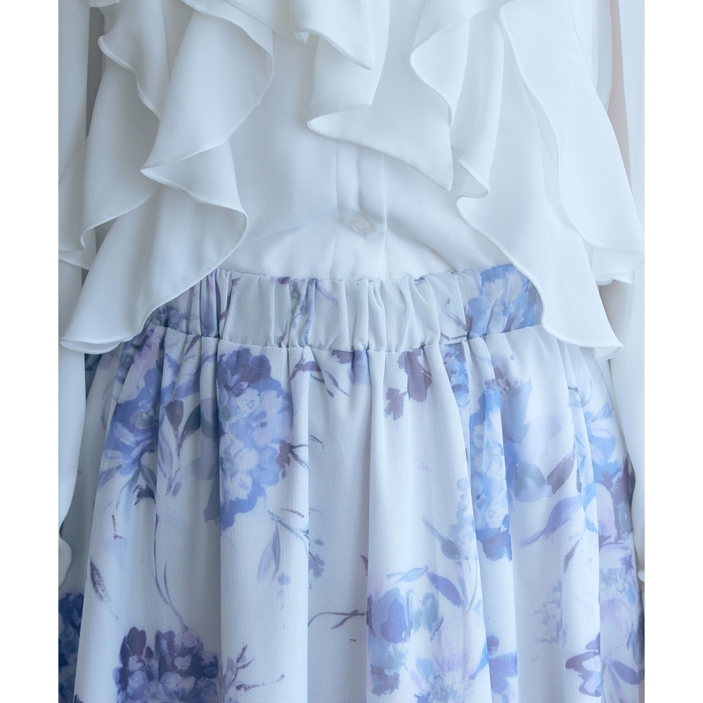 フラワーチュールスカート 大きいサイズ marun12