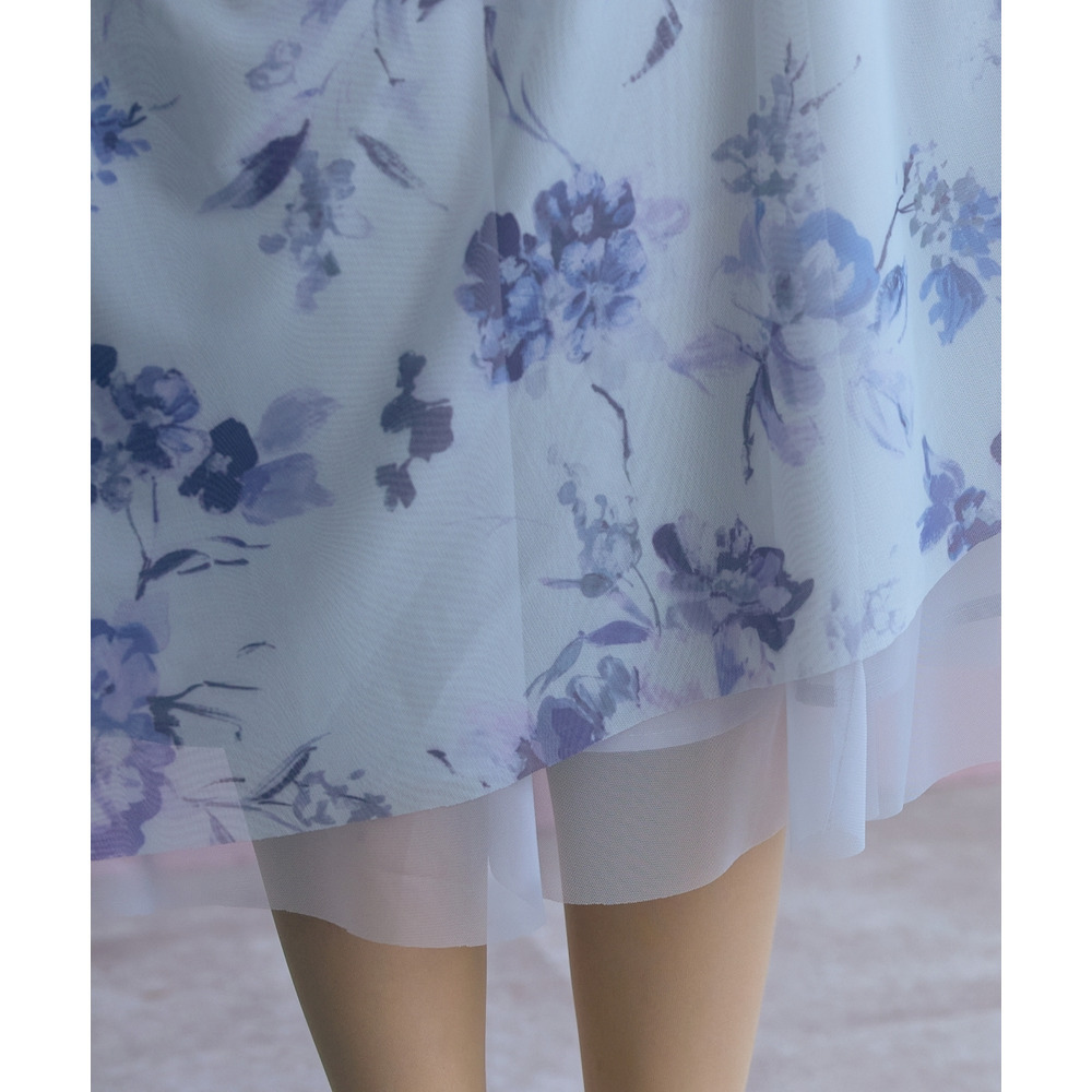 フラワーチュールスカート 大きいサイズ marun15