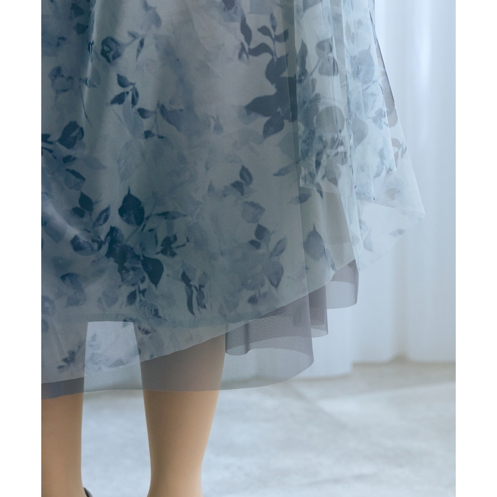 フラワーチュールスカート 大きいサイズ marun18