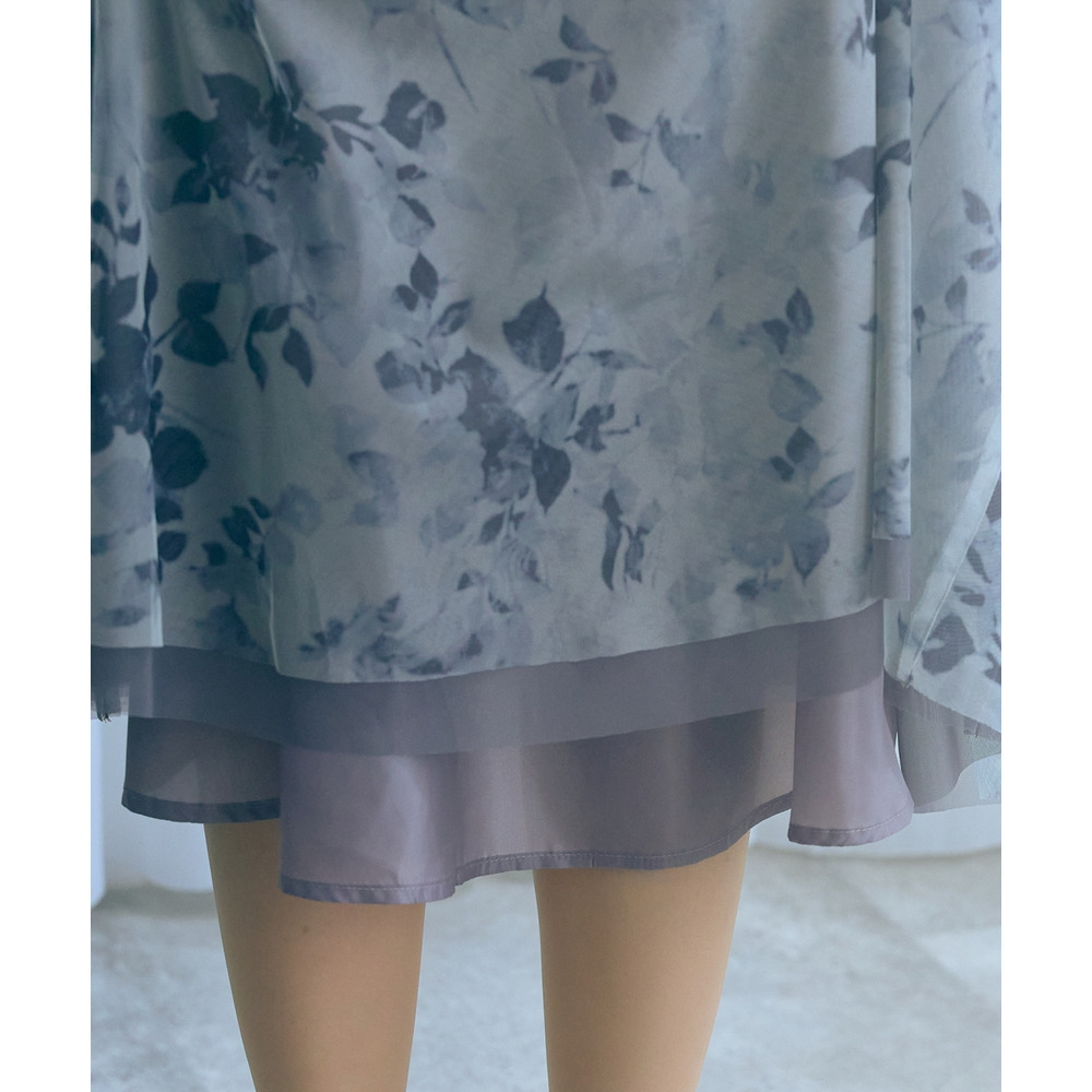 フラワーチュールスカート 大きいサイズ marun19