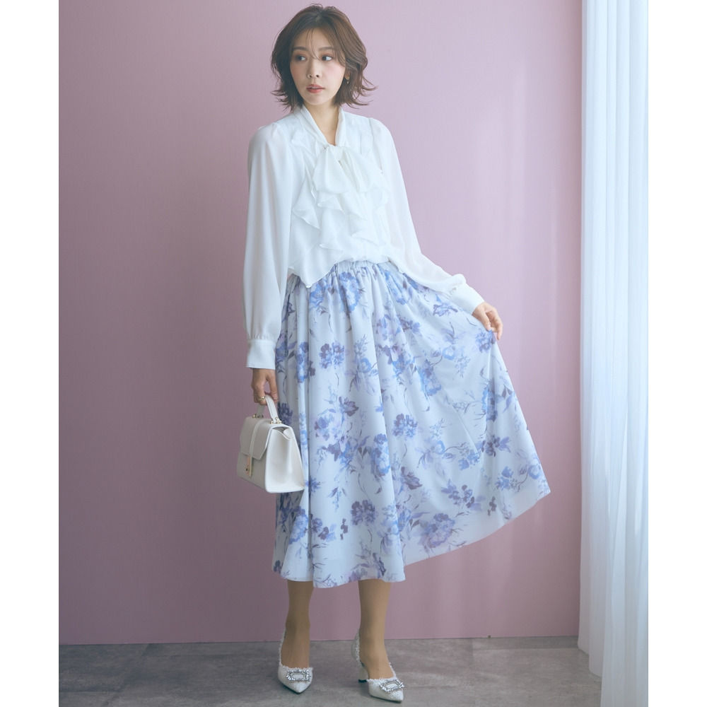 フラワーチュールスカート 大きいサイズ marun2