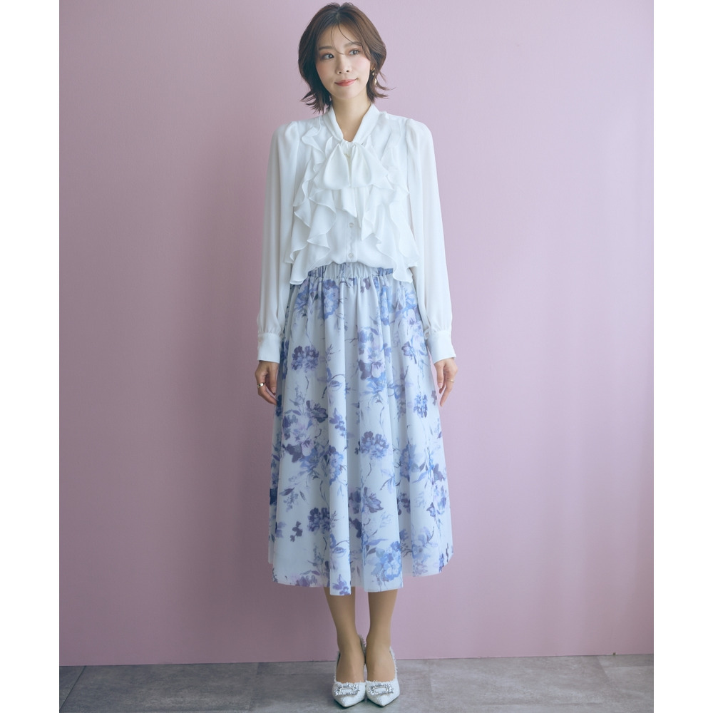 フラワーチュールスカート 大きいサイズ marun21