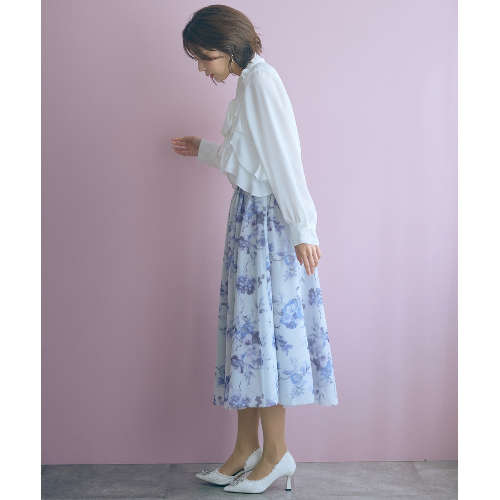 フラワーチュールスカート 大きいサイズ marun22