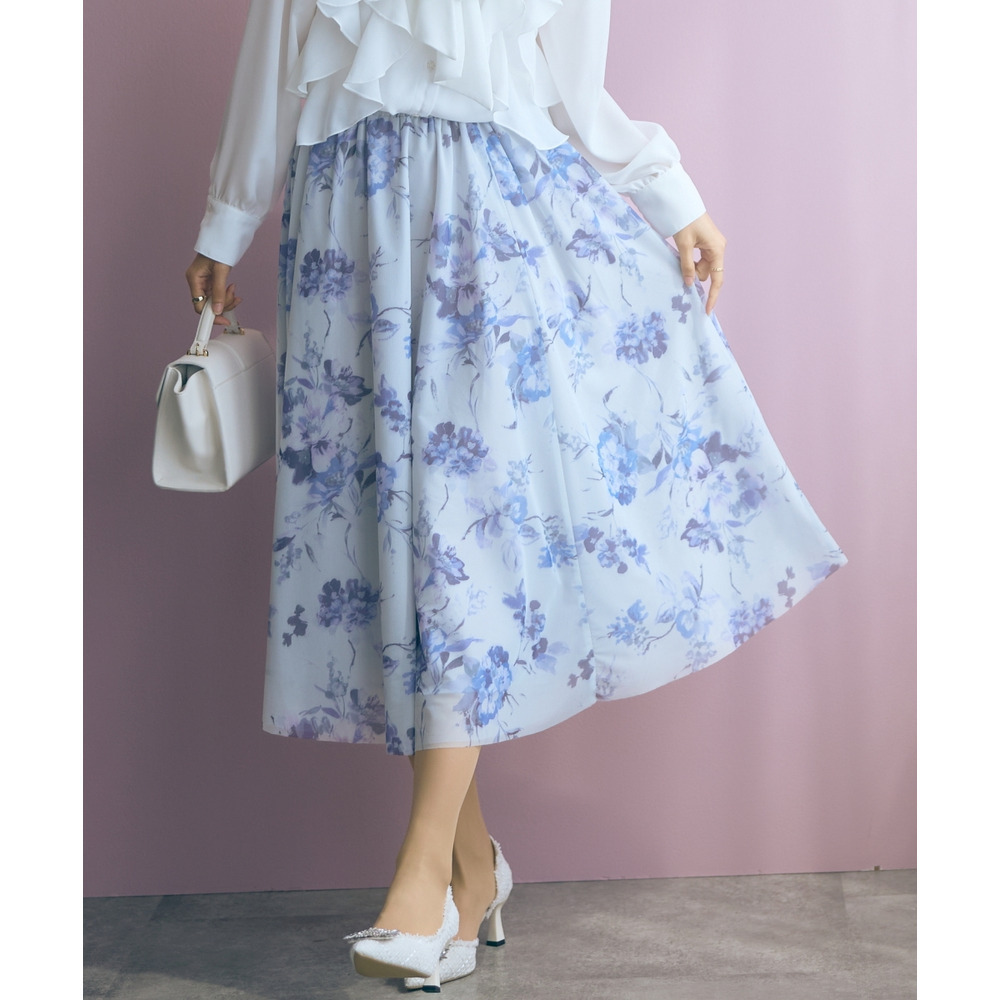 フラワーチュールスカート 大きいサイズ marun25