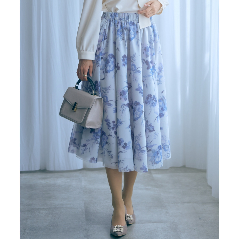 フラワーチュールスカート 大きいサイズ marun4