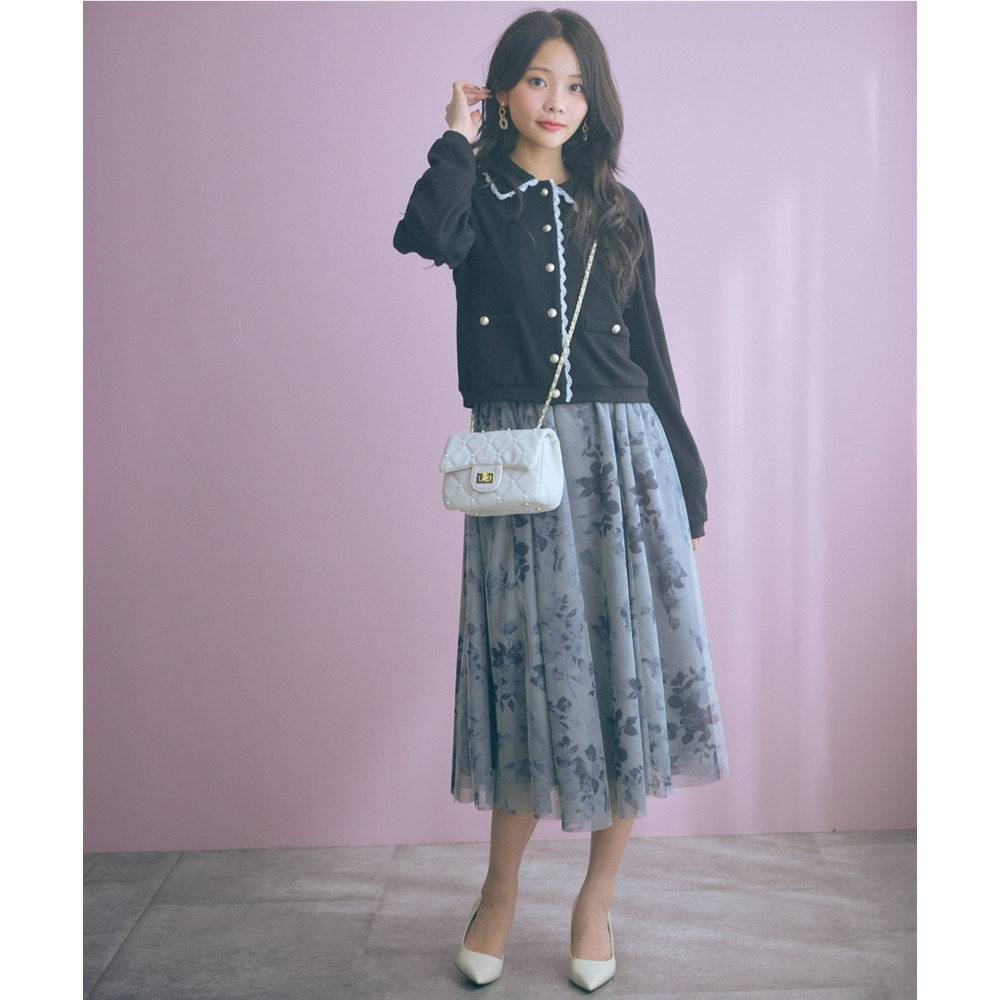 フラワーチュールスカート 大きいサイズ marun7