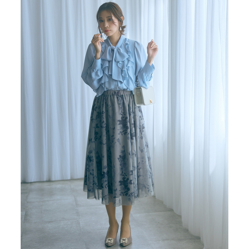 フラワーチュールスカート 大きいサイズ marun8