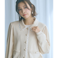 金ボタンショート丈カーディガン 大きいサイズ　 marun