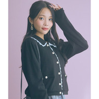 金ボタンショート丈カーディガン 大きいサイズ　 marun