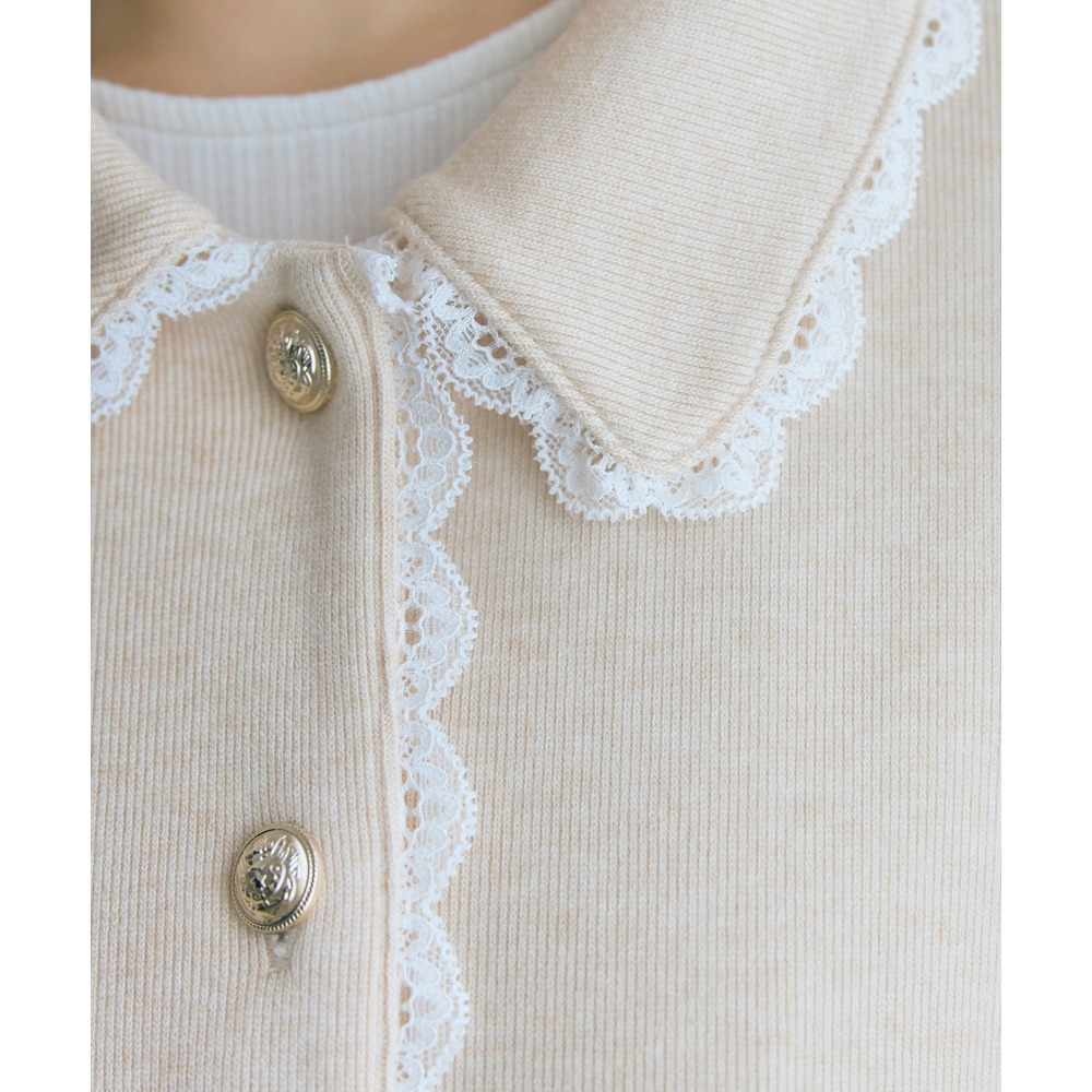 金ボタンショート丈カーディガン 大きいサイズ marun21