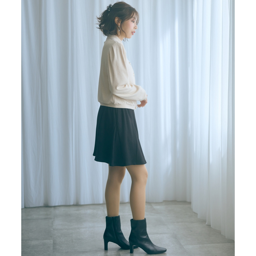 金ボタンショート丈カーディガン 大きいサイズ marun26