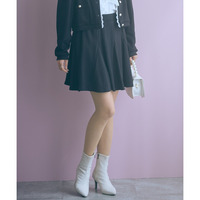 ショート丈フレアスカート 大きいサイズ marun