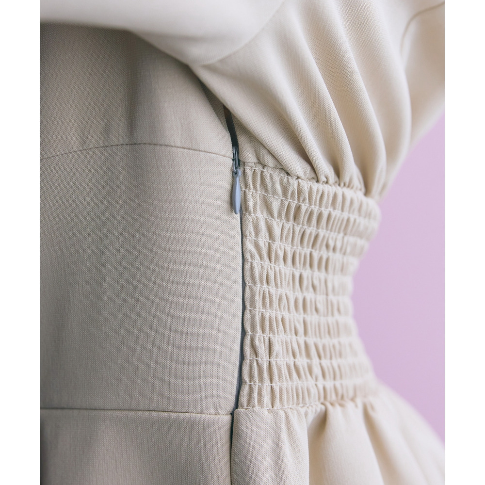 ヨークレース切替ワンピース 大きいサイズ marun14