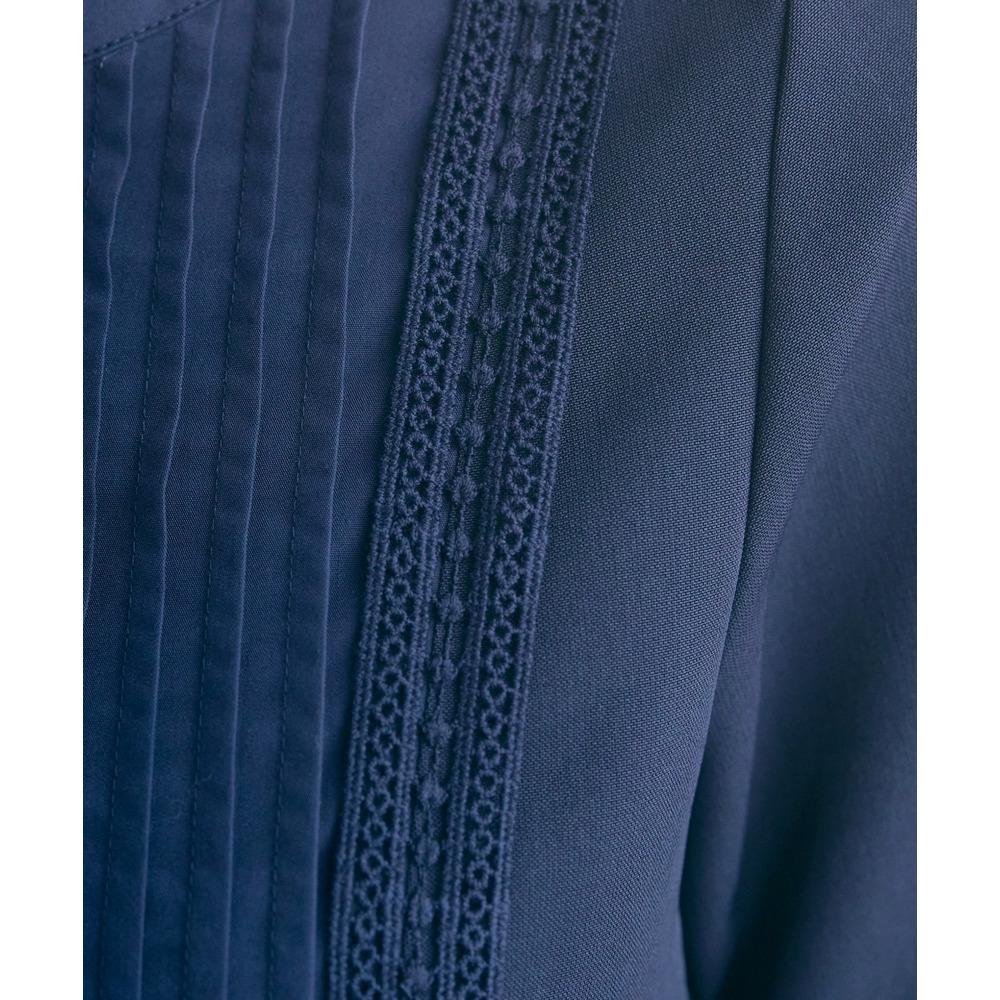 ヨークレース切替ワンピース 大きいサイズ marun21