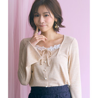 テレコリブスクエアネックカットソー 大きいサイズ　 marun