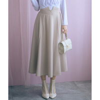 ミディ丈ハイウエストスカート　大きいサイズ　marun