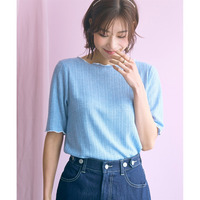 配色メロウカットソー　大きいサイズ　 marun