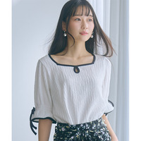 袖リボンカットソー　大きいサイズ　 marun