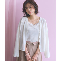 ２点セット(カーディガン＋キャミソール) 　大きいサイズ　 marun