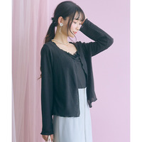 ２点セット(カーディガン＋キャミソール) 　大きいサイズ　 marun