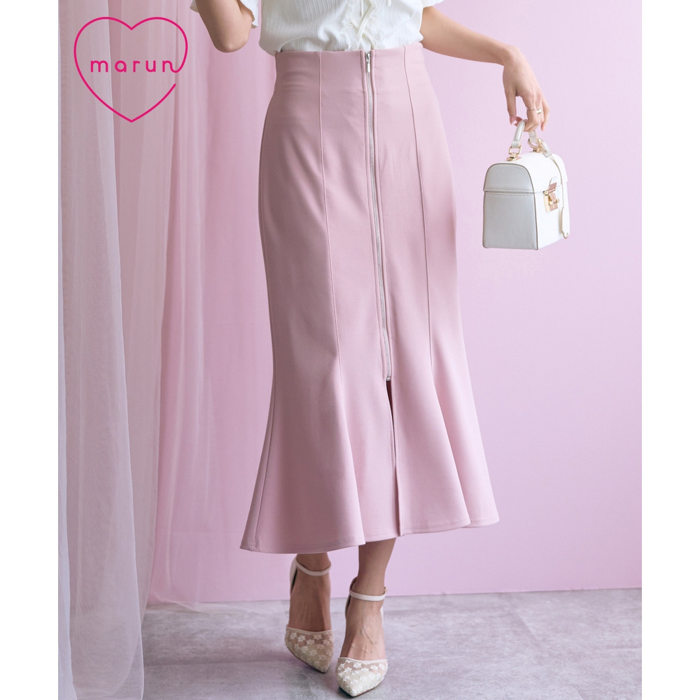 センタージップマーメイドスカート 大きいサイズ　 marun
