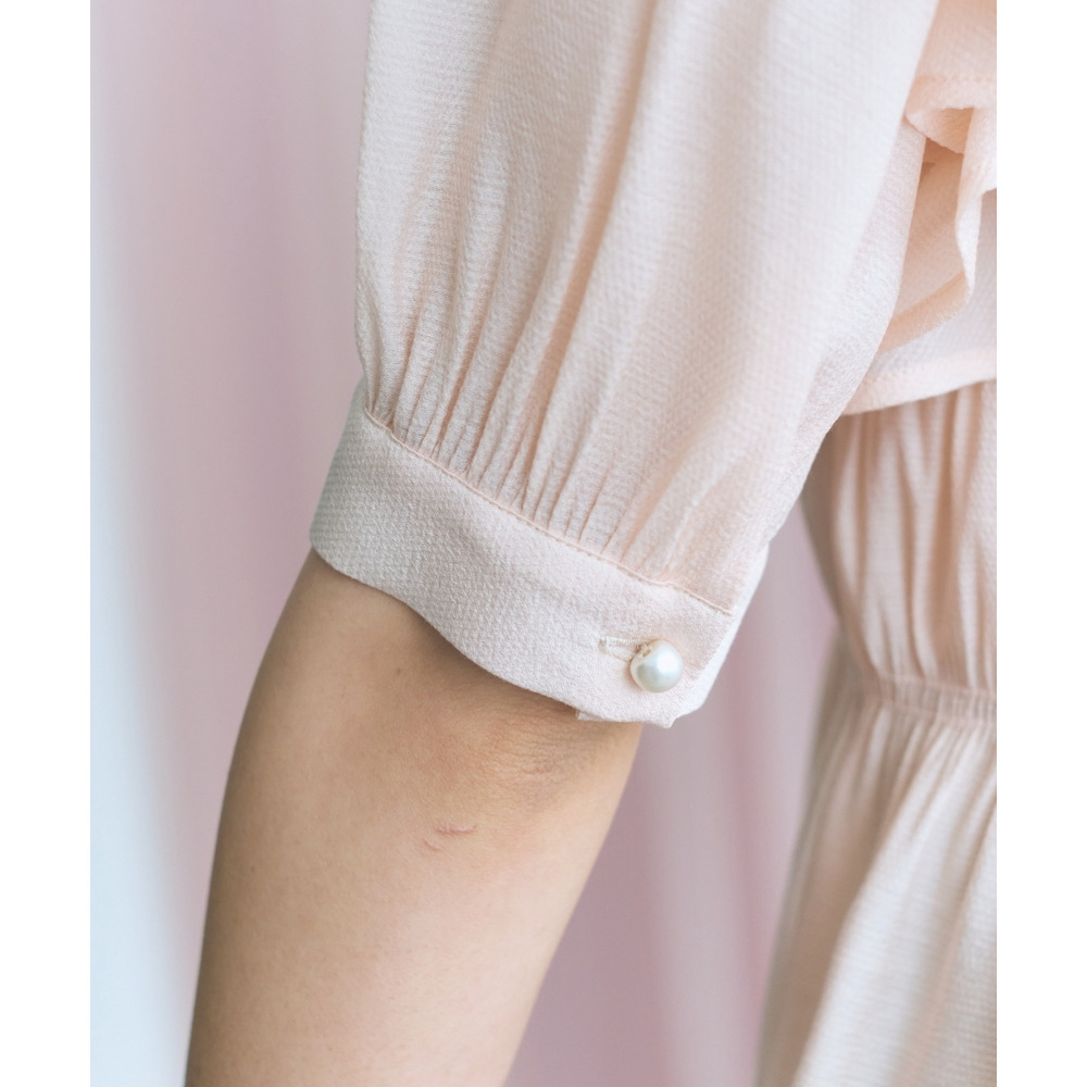 ギャザーフリルトップス 大きいサイズ marun17