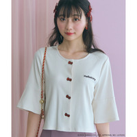 【ハローキティ】リブカーディガン　大きいサイズ　marun