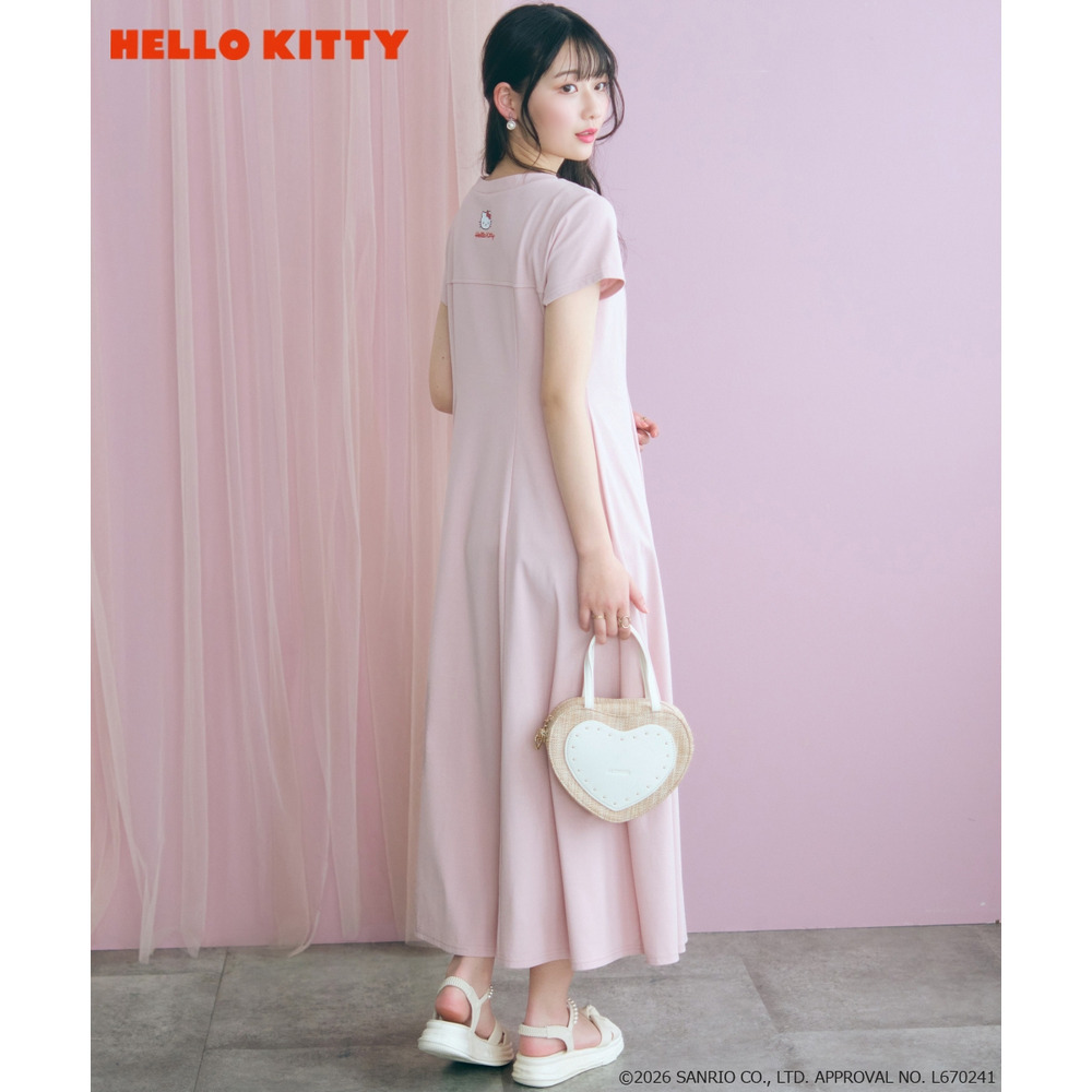 【ハローキティ】Aラインフレアカットワンピース　大きいサイズ　marun