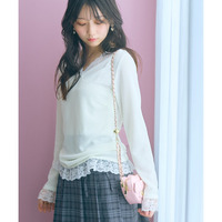 カシュクール風レースアソートカットソートップス　大きいサイズ　marun
