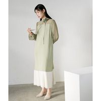 【結婚式・パーティー・オケージョンドレス】裾フリンジデザインワンピースドレス（チョーカー付き） 大きいサイズ　Callarus