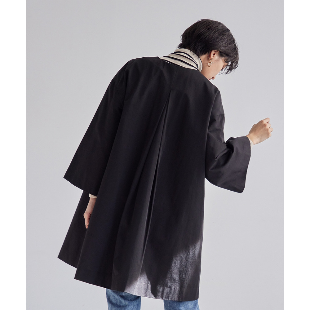 【入学式・卒業式・フォーマル】洗えるデザインノーカラーコート 大きいサイズ Callarus15