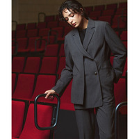 【入学式・卒業式・フォーマル】＜単品＞ストレッチレイヤーデザインテーラードジャケット 大きいサイズ　Callarus