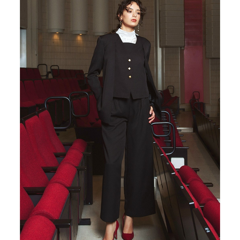 【入学式・卒業式・フォーマル】<単品>シアーボイルボウタイリボンデザインブラウス 大きいサイズ Callarus15