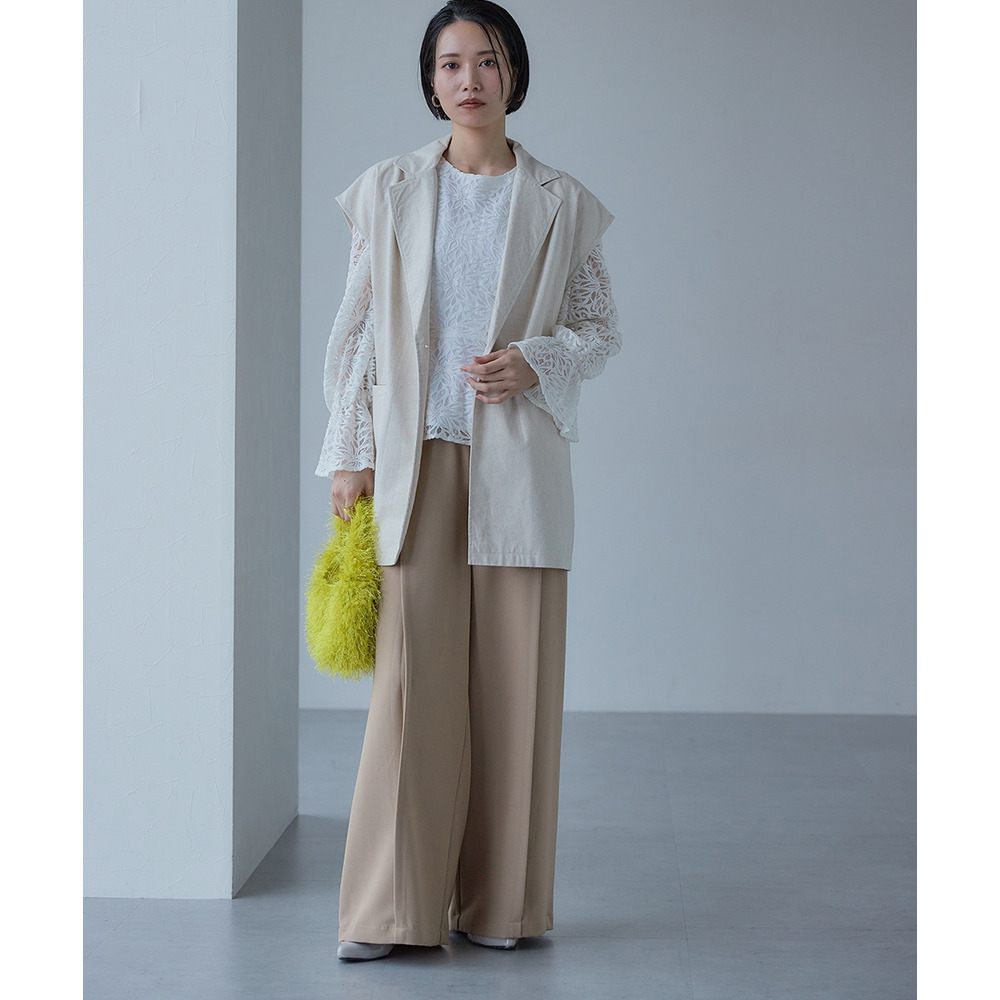 【入学式・卒業式・フォーマル】<単品>総レースペプラムデザインブラウス 大きいサイズ Callarus19