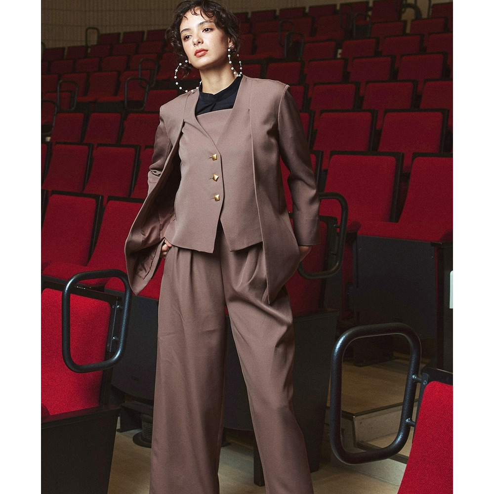 【入学式・卒業式・フォーマル】<単品>ラッフルデザイン袖ブラウス 大きいサイズ Callarus21