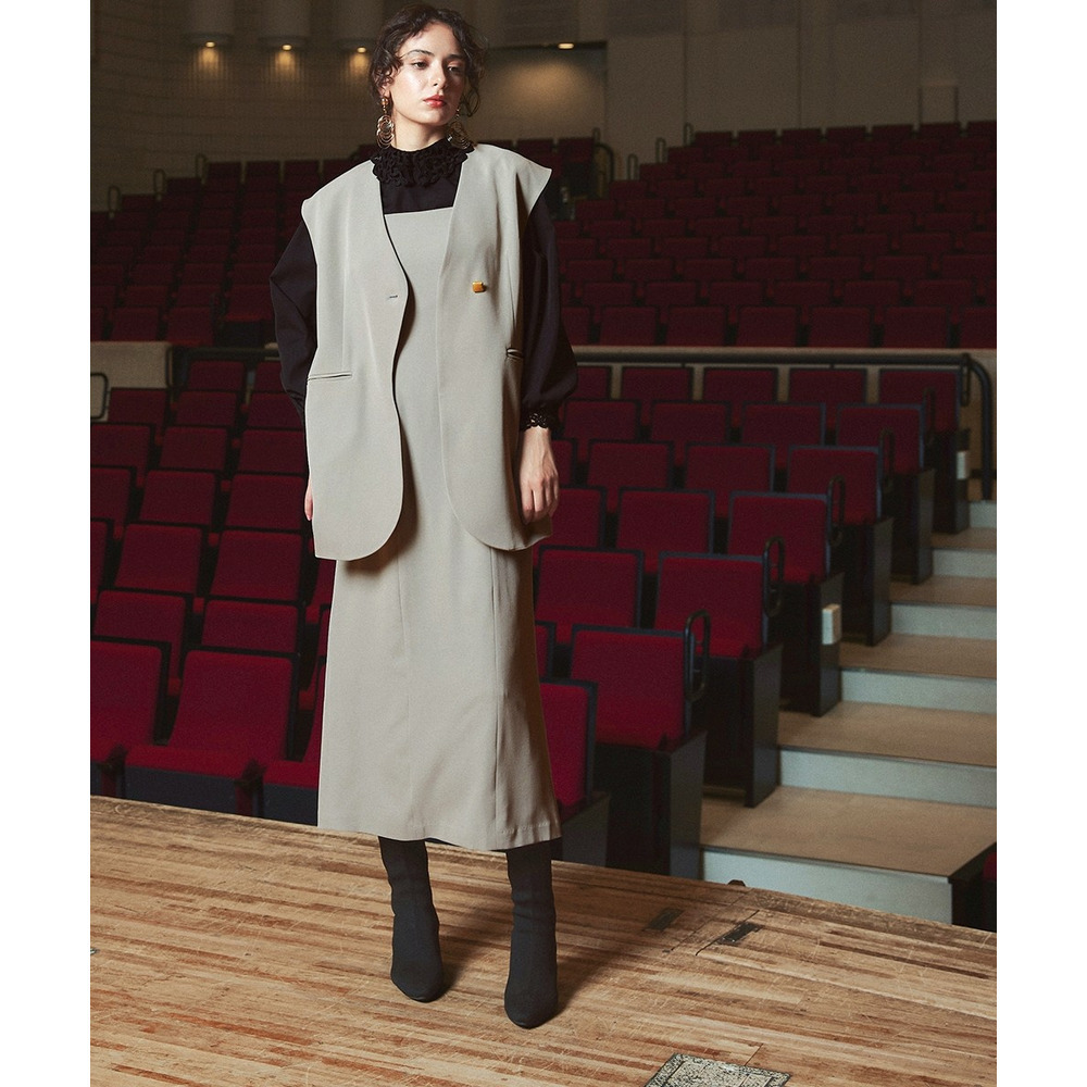 【入学式・卒業式・フォーマル】<単品>取り外せるレース襟付き前後2WAYブロードブラウス 大きいサイズ Callarus10