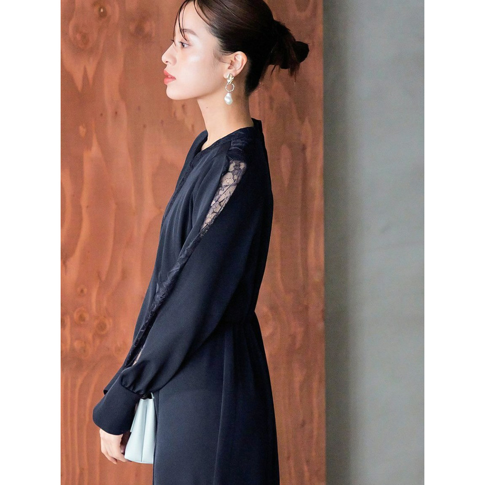 【大きいサイズ】【結婚式・パーティー・オケージョンドレス】＜Callarus＞Lace Design Mermaid Line Onepiece Dress17