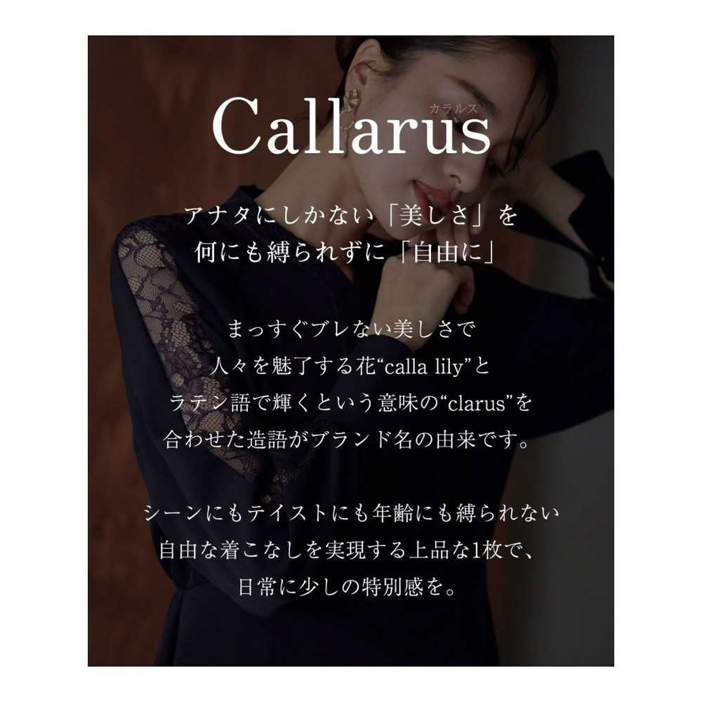 【大きいサイズ】【結婚式・パーティー・オケージョンドレス】＜Callarus＞Lace Design Mermaid Line Onepiece Dress2