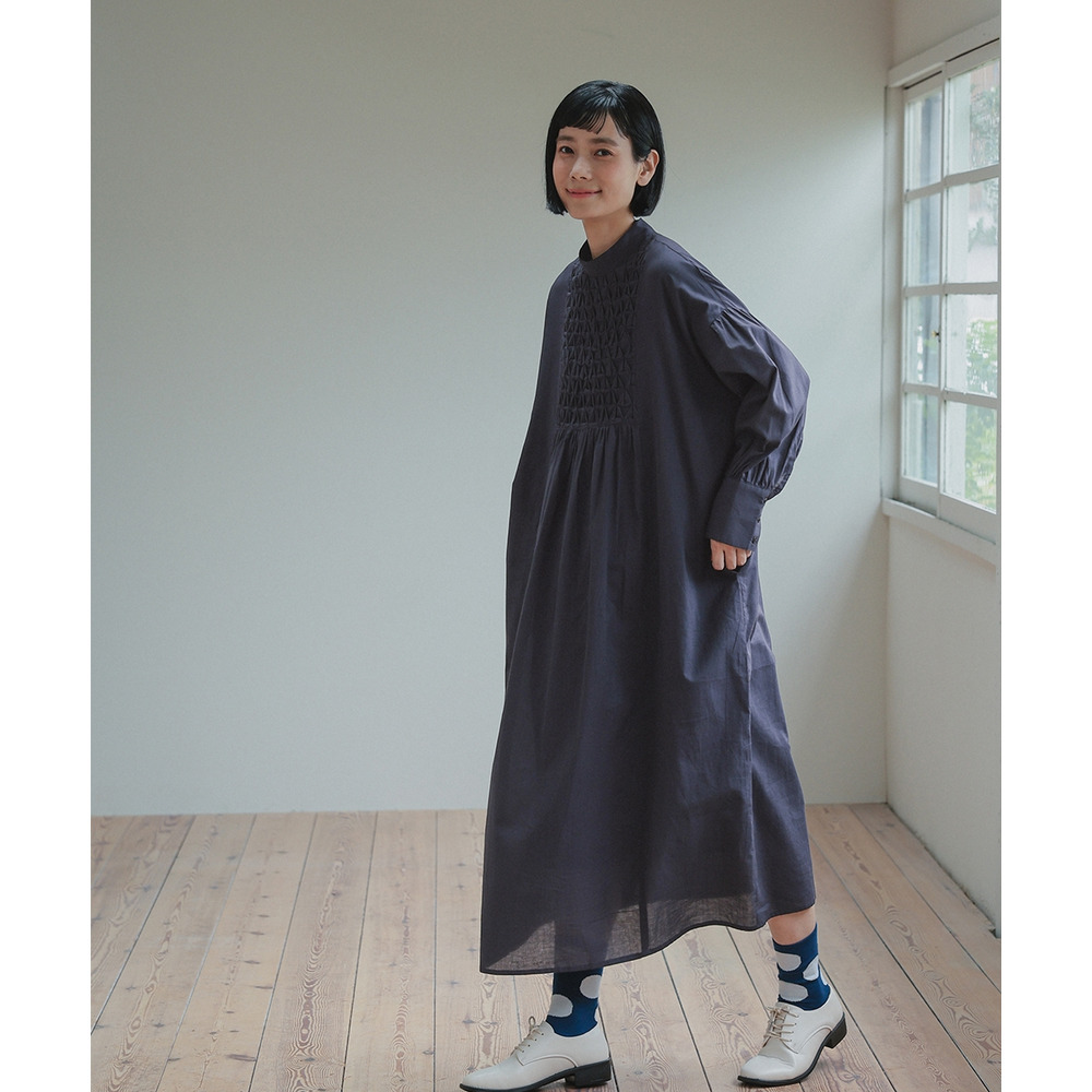 【入学式・卒業式・フォーマル】スモッキング刺繍ワンピース+ラペルデザインジャケットアンサンブル 大きいサイズ Neina16