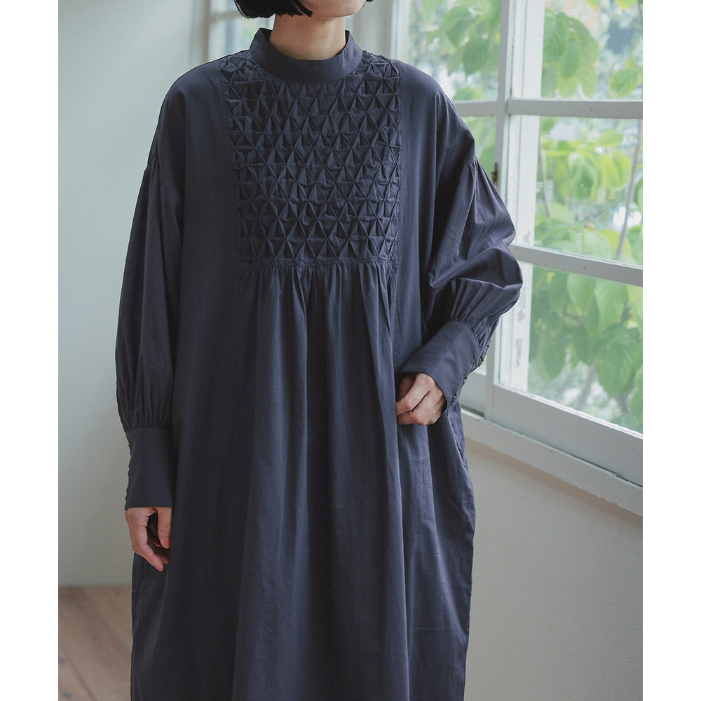 【入学式・卒業式・フォーマル】スモッキング刺繍ワンピース+ラペルデザインジャケットアンサンブル 大きいサイズ Neina18