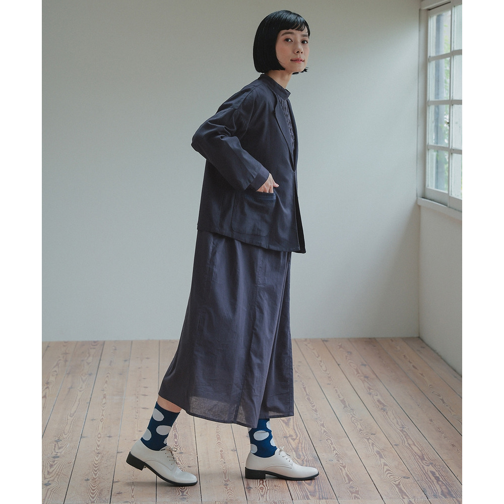 【入学式・卒業式・フォーマル】スモッキング刺繍ワンピース+ラペルデザインジャケットアンサンブル 大きいサイズ Neina19