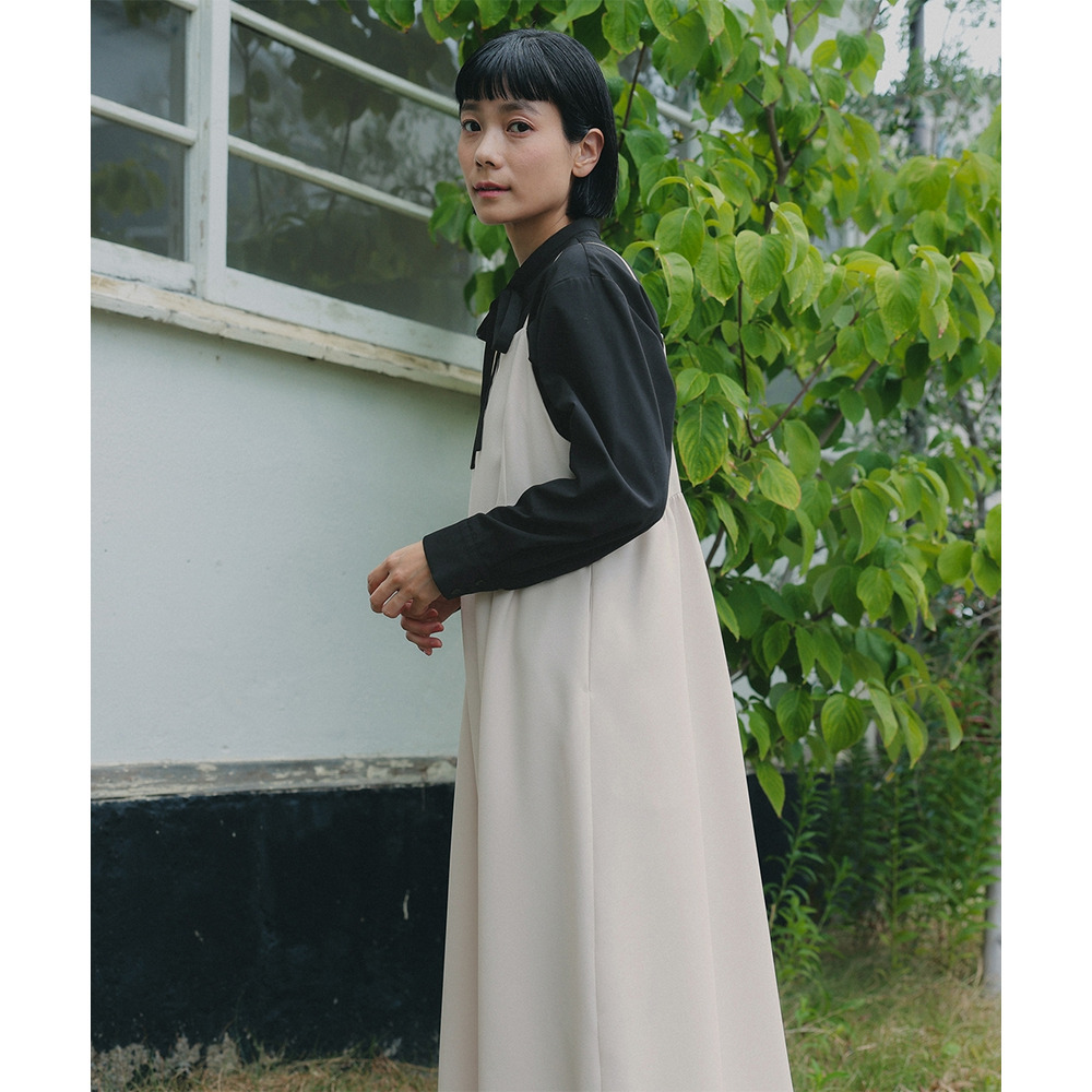 【入学式・卒業式・フォーマル】ドビー織ジャケットアンサンブル3点セット(ジャケット+ブラウス+キャミワンピース) 大きいサイズ Neina8